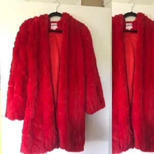 I.Am.GIA red overcoat